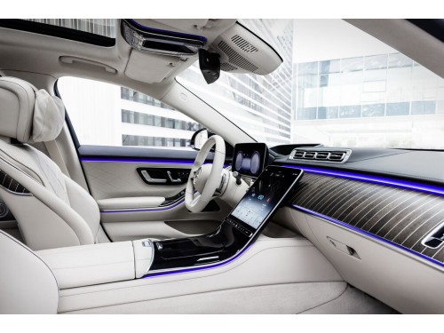Характеристики автомобиля Mercedes-Benz S-Class S450 4MATIC Luxury (10.2021 - 03.2022): фото, вместимость, скорость, двигатель, топливо, масса, отзывы
