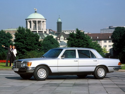 Характеристики автомобиля Mercedes-Benz S-Class 280 SEL MT (02.1976 - 03.1978): фото, вместимость, скорость, двигатель, топливо, масса, отзывы
