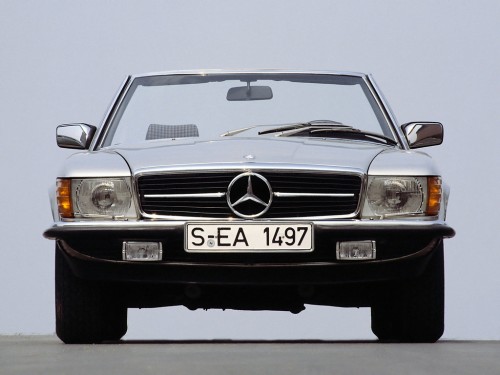 Характеристики автомобиля Mercedes-Benz SL-Class 280 SL AT (08.1974 - 01.1976): фото, вместимость, скорость, двигатель, топливо, масса, отзывы
