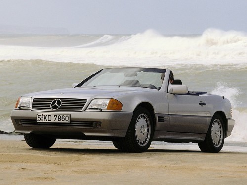 Характеристики автомобиля Mercedes-Benz SL-Class SL 600 AT (06.1993 - 08.1995): фото, вместимость, скорость, двигатель, топливо, масса, отзывы
