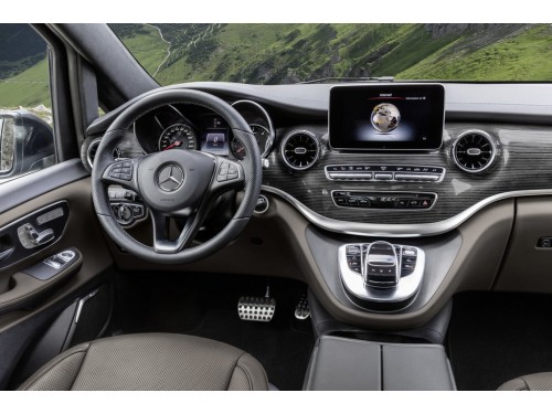 Характеристики автомобиля Mercedes-Benz V-Class 200 d AT Avantgarde L3 (04.2019 - 03.2023): фото, вместимость, скорость, двигатель, топливо, масса, отзывы