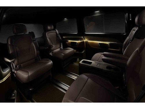 Характеристики автомобиля Mercedes-Benz V-Class 200 d MT Сверхдлинный (12.2014 - 02.2020): фото, вместимость, скорость, двигатель, топливо, масса, отзывы
