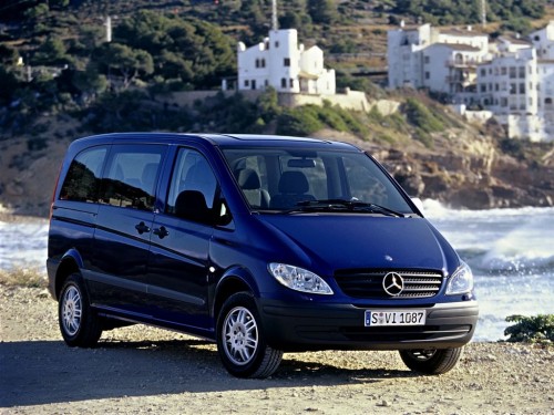 Характеристики автомобиля Mercedes-Benz Vito 109 CDI MT L2 (09.2007 - 02.2010): фото, вместимость, скорость, двигатель, топливо, масса, отзывы