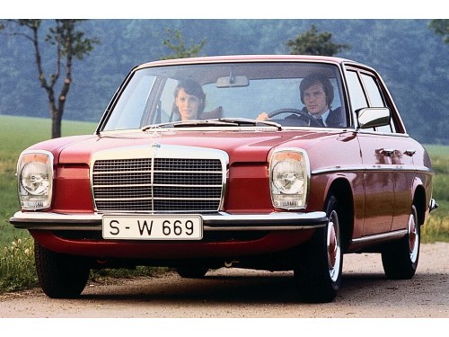 Характеристики автомобиля Mercedes-Benz W115 2.0D AT 200 D (09.1973 - 12.1976): фото, вместимость, скорость, двигатель, топливо, масса, отзывы
