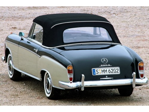 Характеристики автомобиля Mercedes-Benz W180 2.2 MT 220S Cabriolet (07.1956 - 08.1957): фото, вместимость, скорость, двигатель, топливо, масса, отзывы