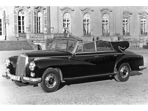 Характеристики автомобиля Mercedes-Benz W189 3.0 MT Cabriolet 300d (07.1958 - 02.1962): фото, вместимость, скорость, двигатель, топливо, масса, отзывы