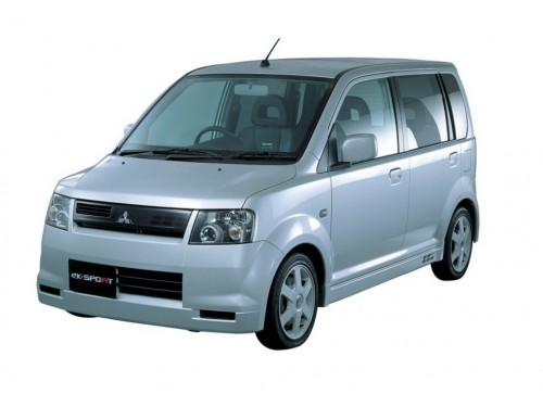 Характеристики автомобиля Mitsubishi eK Sport 660 X (05.2005 - 09.2006): фото, вместимость, скорость, двигатель, топливо, масса, отзывы