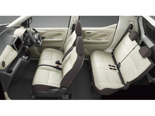 Характеристики автомобиля Mitsubishi eK Wagon X 660 T (08.2020 - 08.2022): фото, вместимость, скорость, двигатель, топливо, масса, отзывы