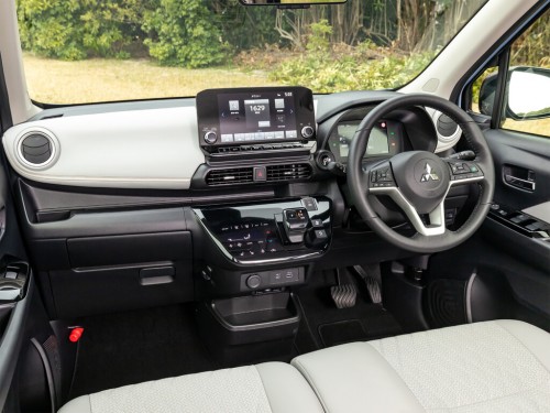 Характеристики автомобиля Mitsubishi eK X EV 20 kWh P (06.2022 - н.в.): фото, вместимость, скорость, двигатель, топливо, масса, отзывы