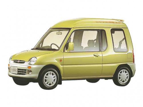 Характеристики автомобиля Mitsubishi Minica Toppo 660 Amista (09.1996 - 08.1997): фото, вместимость, скорость, двигатель, топливо, масса, отзывы