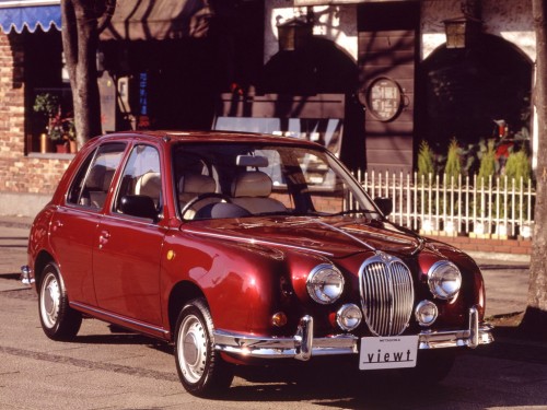 Характеристики автомобиля Mitsuoka Viewt 1.3 (04.1995 - 05.1996): фото, вместимость, скорость, двигатель, топливо, масса, отзывы