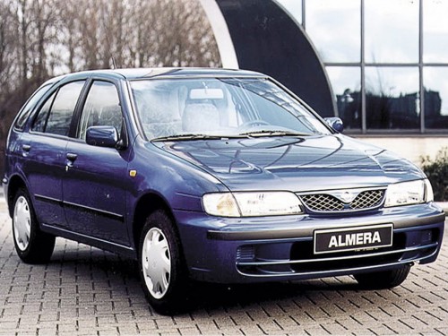 Характеристики автомобиля Nissan Almera 1.6 MT SR (02.1995 - 02.1998): фото, вместимость, скорость, двигатель, топливо, масса, отзывы