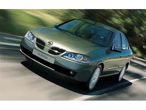 Характеристики автомобиля Nissan Almera 1.5 MT Люкс (10.2002 - 02.2006): фото, вместимость, скорость, двигатель, топливо, масса, отзывы