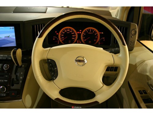 Характеристики автомобиля Nissan Elgrand 2.5 250 Highway Star black Leather urban selection  performance spec (07.2009 - 09.2009): фото, вместимость, скорость, двигатель, топливо, масса, отзывы