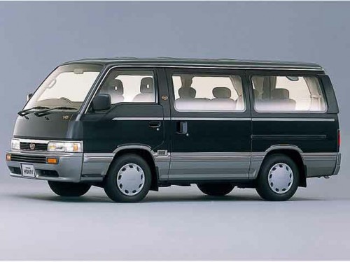 Характеристики автомобиля Nissan Homy 2.7 DX Diesel (10.1990 - 04.1993): фото, вместимость, скорость, двигатель, топливо, масса, отзывы