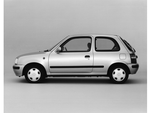 Характеристики автомобиля Nissan March 1.0 B flat (01.1993 - 10.1993): фото, вместимость, скорость, двигатель, топливо, масса, отзывы