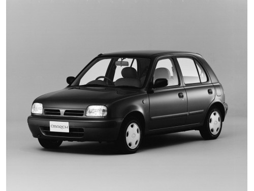 Характеристики автомобиля Nissan March 1.0 i-z-f (11.1993 - 11.1995): фото, вместимость, скорость, двигатель, топливо, масса, отзывы