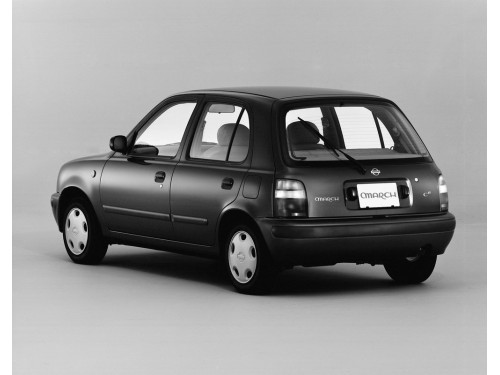 Характеристики автомобиля Nissan March 1.0 B flat (11.1993 - 11.1995): фото, вместимость, скорость, двигатель, топливо, масса, отзывы