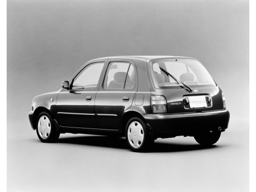 Характеристики автомобиля Nissan March 1.0 B flat (11.1993 - 11.1995): фото, вместимость, скорость, двигатель, топливо, масса, отзывы
