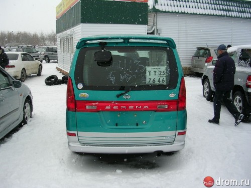 Характеристики автомобиля Nissan Serena 2.0 J (06.1999 - 05.2000): фото, вместимость, скорость, двигатель, топливо, масса, отзывы