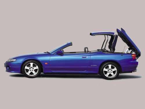 Характеристики автомобиля Nissan Silvia 2.0 Varietta (07.2000 - 12.2001): фото, вместимость, скорость, двигатель, топливо, масса, отзывы