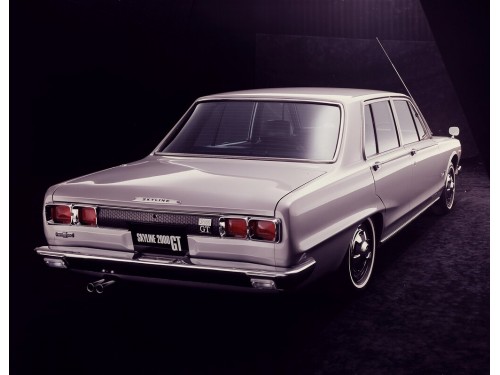 Характеристики автомобиля Nissan Skyline 1800 (08.1969 - 08.1972): фото, вместимость, скорость, двигатель, топливо, масса, отзывы
