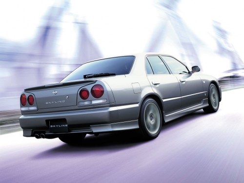 Характеристики автомобиля Nissan Skyline 2.5 25GT-X (08.2000 - 05.2001): фото, вместимость, скорость, двигатель, топливо, масса, отзывы