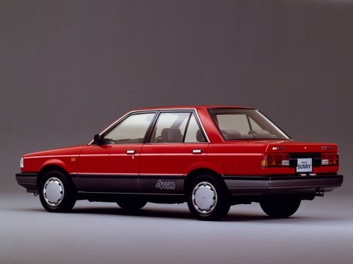 Характеристики автомобиля Nissan Sunny 1.5 SGX-E (09.1985 - 08.1986): фото, вместимость, скорость, двигатель, топливо, масса, отзывы