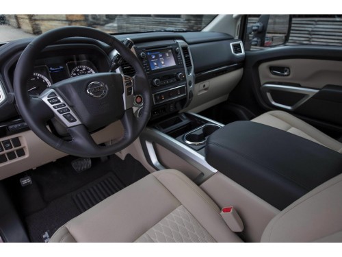Характеристики автомобиля Nissan Titan 5.6 AT 4WD Crew Cab XD (02.2015 - н.в.): фото, вместимость, скорость, двигатель, топливо, масса, отзывы