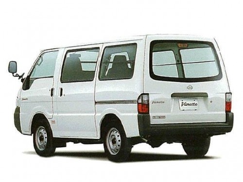 Характеристики автомобиля Nissan Vanette 1.8 CD flatbed (06.1999 - 07.2002): фото, вместимость, скорость, двигатель, топливо, масса, отзывы