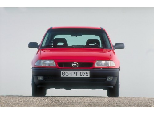 Характеристики автомобиля Opel Astra 1.4 16V MT GLS (08.1994 - 06.1998): фото, вместимость, скорость, двигатель, топливо, масса, отзывы