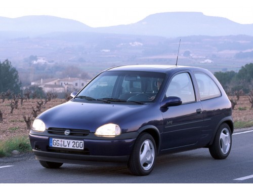 Характеристики автомобиля Opel Corsa 1.4i-16V AT CDX (01.1995 - 06.1997): фото, вместимость, скорость, двигатель, топливо, масса, отзывы