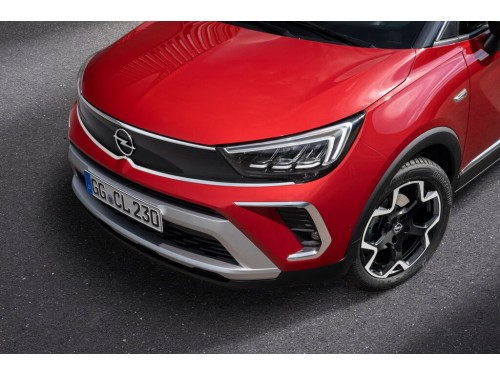 Характеристики автомобиля Opel Crossland 1.2 Turbo AT Elegance (03.2021 - 04.2022): фото, вместимость, скорость, двигатель, топливо, масса, отзывы