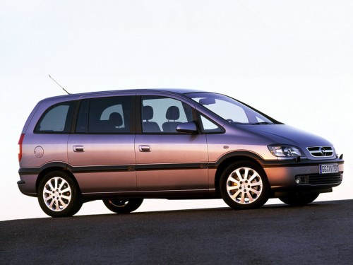 Характеристики автомобиля Opel Zafira 2.2 AT Club (03.2003 - 01.2006): фото, вместимость, скорость, двигатель, топливо, масса, отзывы