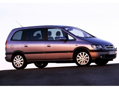 Характеристики автомобиля Opel Zafira 1.6 MT Executive (03.2003 - 05.2004): фото, вместимость, скорость, двигатель, топливо, масса, отзывы