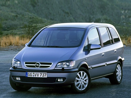 Характеристики автомобиля Opel Zafira 1.6 MT Elegance (03.2003 - 01.2006): фото, вместимость, скорость, двигатель, топливо, масса, отзывы