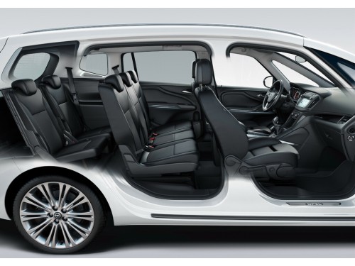 Характеристики автомобиля Opel Zafira 1.4 Turbo MT Business Edition (06.2016 - 05.2018): фото, вместимость, скорость, двигатель, топливо, масса, отзывы