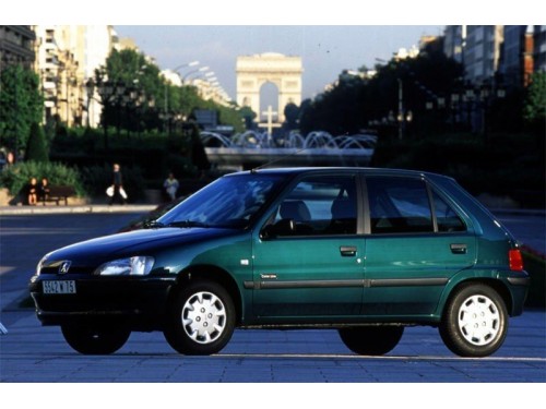 Характеристики автомобиля Peugeot 106 1.4 MT XS (05.1996 - 12.2003): фото, вместимость, скорость, двигатель, топливо, масса, отзывы