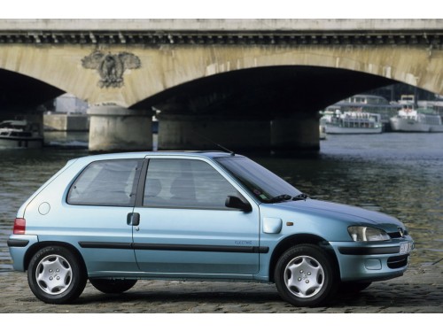 Характеристики автомобиля Peugeot 106 1.5 MT Ace (05.1996 - 10.2000): фото, вместимость, скорость, двигатель, топливо, масса, отзывы