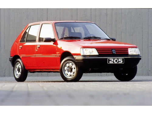 Характеристики автомобиля Peugeot 205 1.4 MT GR (10.1990 - 06.1996): фото, вместимость, скорость, двигатель, топливо, масса, отзывы