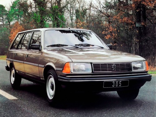 Характеристики автомобиля Peugeot 305 1.9 MT GTX (09.1984 - 12.1989): фото, вместимость, скорость, двигатель, топливо, масса, отзывы