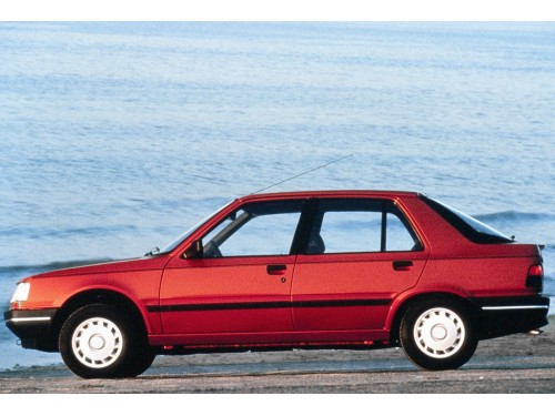 Характеристики автомобиля Peugeot 309 1.6 AT GLX (07.1989 - 06.1993): фото, вместимость, скорость, двигатель, топливо, масса, отзывы