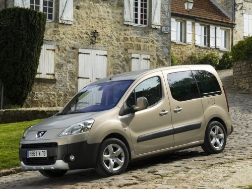 Характеристики автомобиля Peugeot Partner Tepee 1.6 VTi MT Outdoor (01.2008 - 03.2012): фото, вместимость, скорость, двигатель, топливо, масса, отзывы