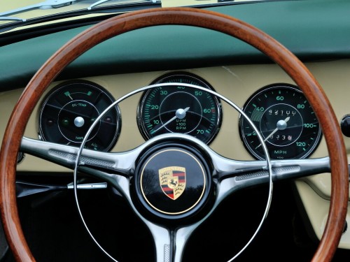 Характеристики автомобиля Porsche 356 1.6 MT 1600 C Cabriolet (06.1963 - 04.1965): фото, вместимость, скорость, двигатель, топливо, масса, отзывы