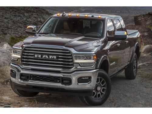 Характеристики автомобиля RAM 2500 6.4 AT 4x2 Limited Crew Cab Short Box SRW (03.2019 - н.в.): фото, вместимость, скорость, двигатель, топливо, масса, отзывы