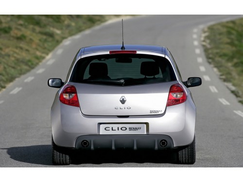 Характеристики автомобиля Renault Clio 1.2 16V TCE MT Initiale (05.2007 - 08.2008): фото, вместимость, скорость, двигатель, топливо, масса, отзывы