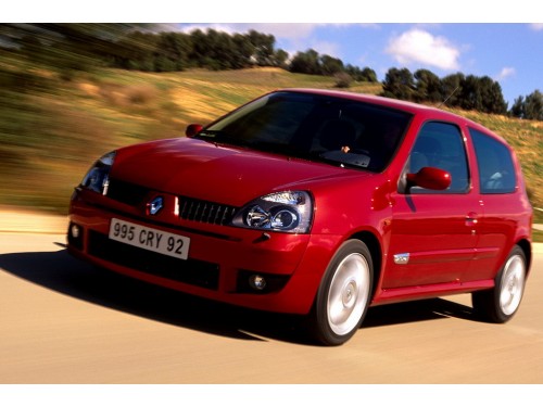 Характеристики автомобиля Renault Clio 1.2 16V MT Billabong (06.2001 - 08.2004): фото, вместимость, скорость, двигатель, топливо, масса, отзывы