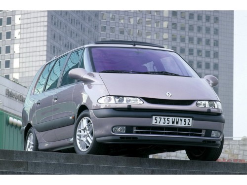 Характеристики автомобиля Renault Espace 2.0 16V AT Authentique (09.2000 - 08.2002): фото, вместимость, скорость, двигатель, топливо, масса, отзывы