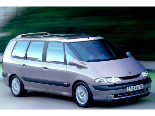 Характеристики автомобиля Renault Espace 2.0 16V AT Authentique (09.2000 - 08.2002): фото, вместимость, скорость, двигатель, топливо, масса, отзывы