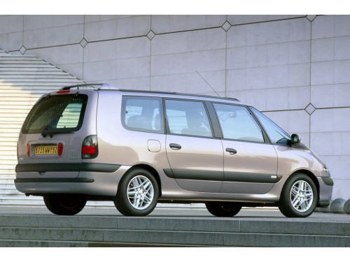 Характеристики автомобиля Renault Espace 2.0 16V MT Grand Espace Authentique (09.2000 - 08.2002): фото, вместимость, скорость, двигатель, топливо, масса, отзывы